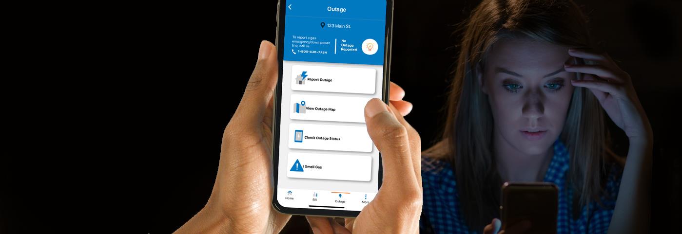 Use PSE&G app to report power outages, check restoration times and much more!