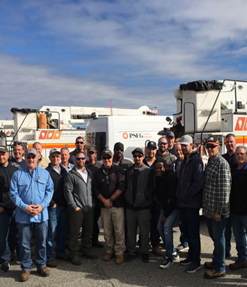 PSE&G and PSEG Long Island will send 70 line workers and supervisors to California today to assist PG&E with damage assessment related to wildfires.