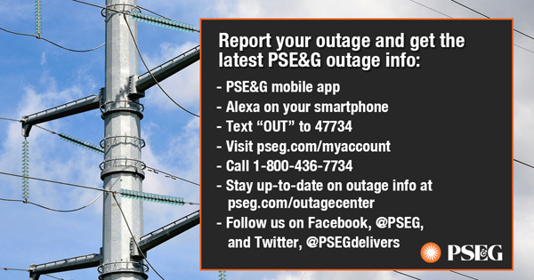 List of PSEG Outage Contacts