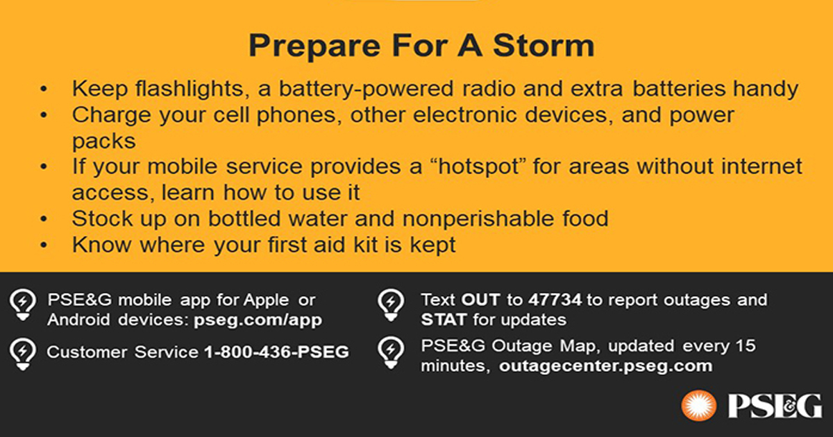 Tips to prepare for a storm.