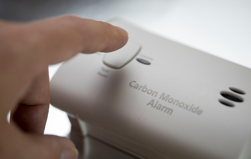 A carbon monoxide alarm